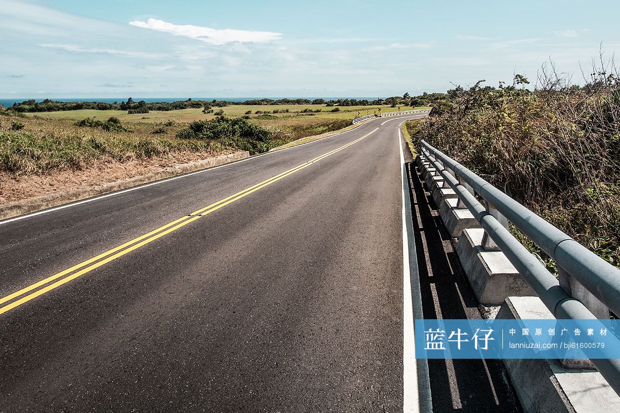 台湾公路美景-蓝牛仔影像-中国原创广告影像素材