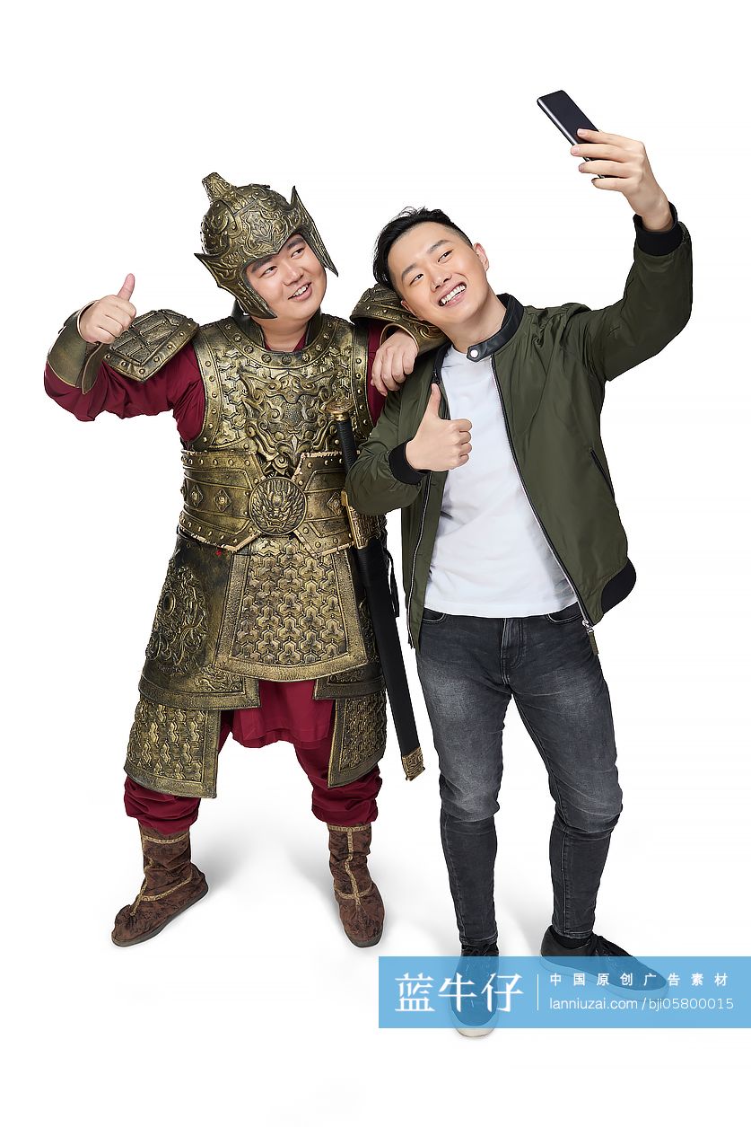 古代将军与现代青年