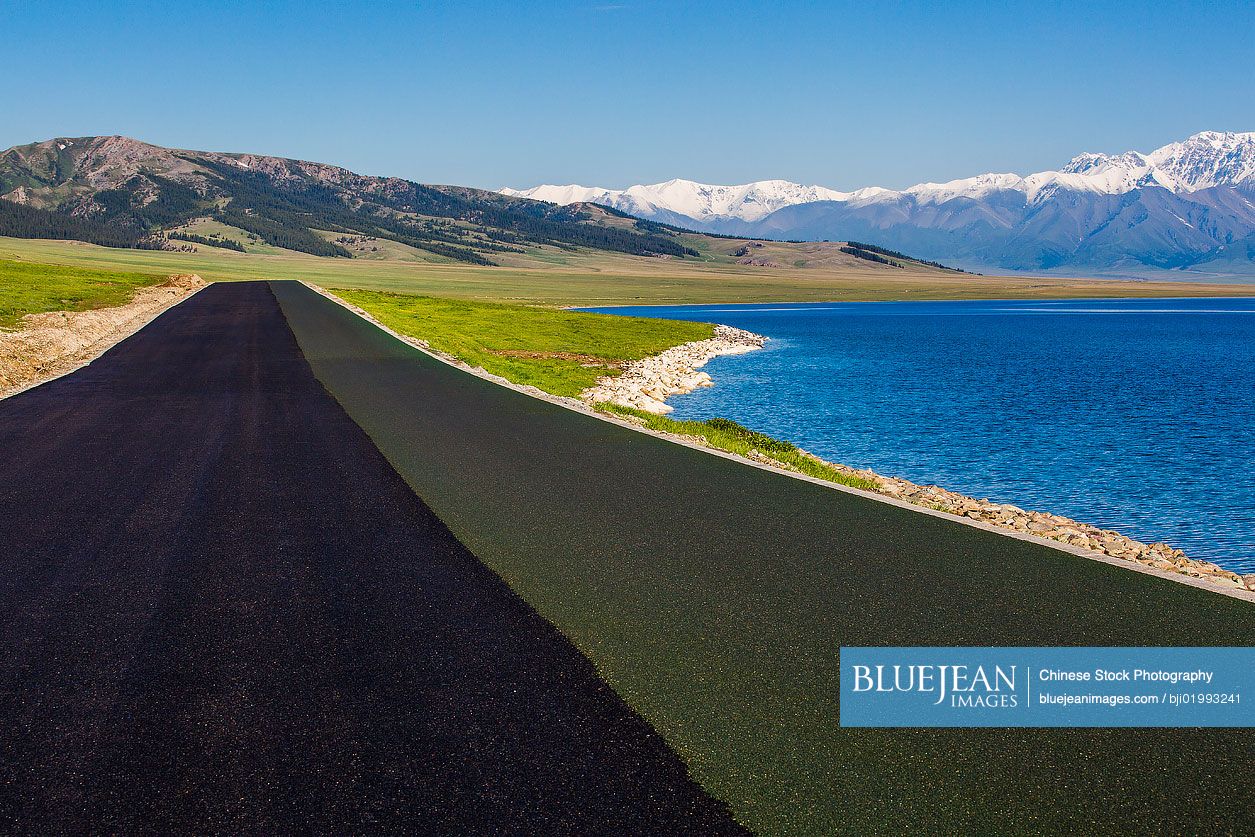 Highway in Xinjiang Province