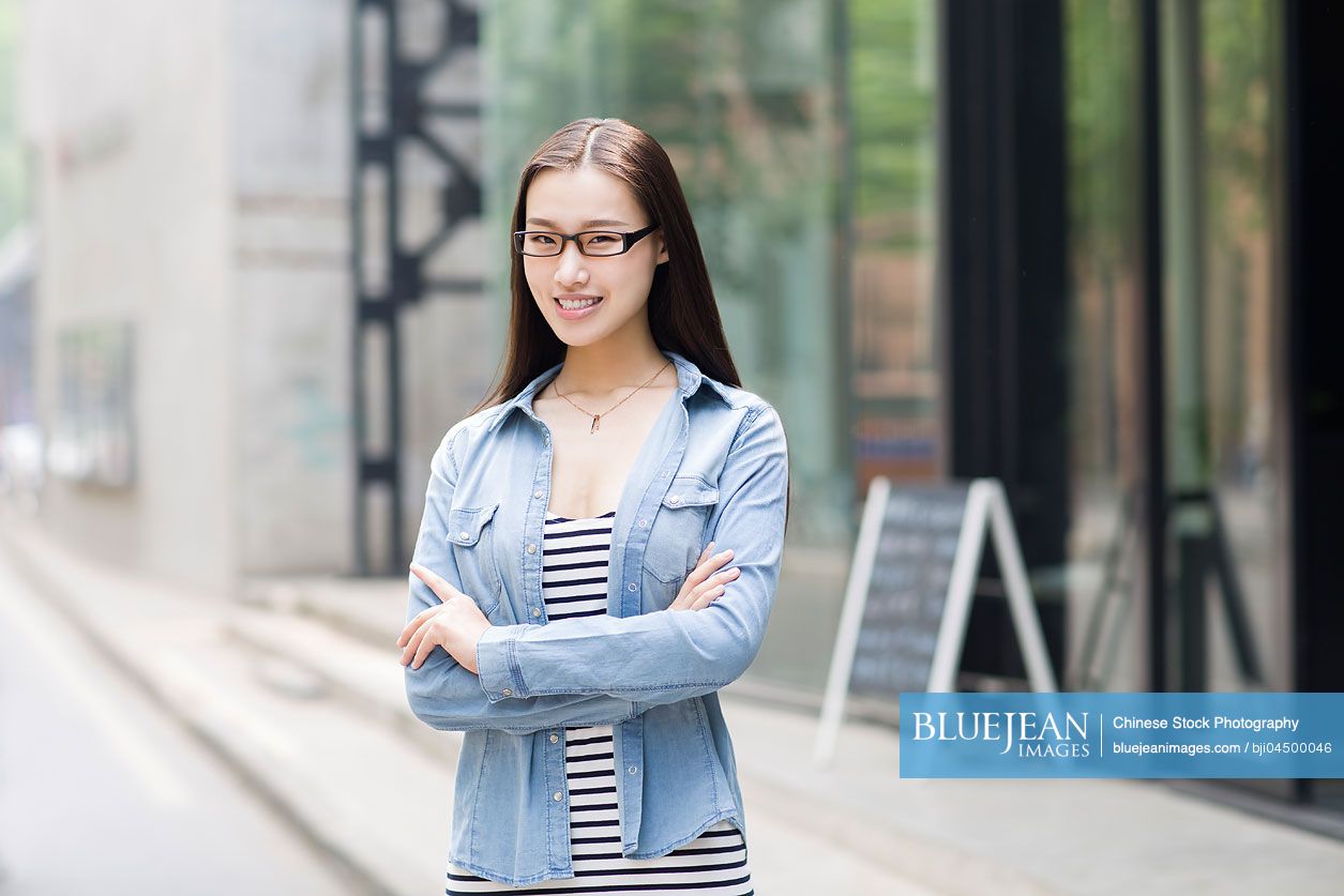 Portrait of young Chinese woman