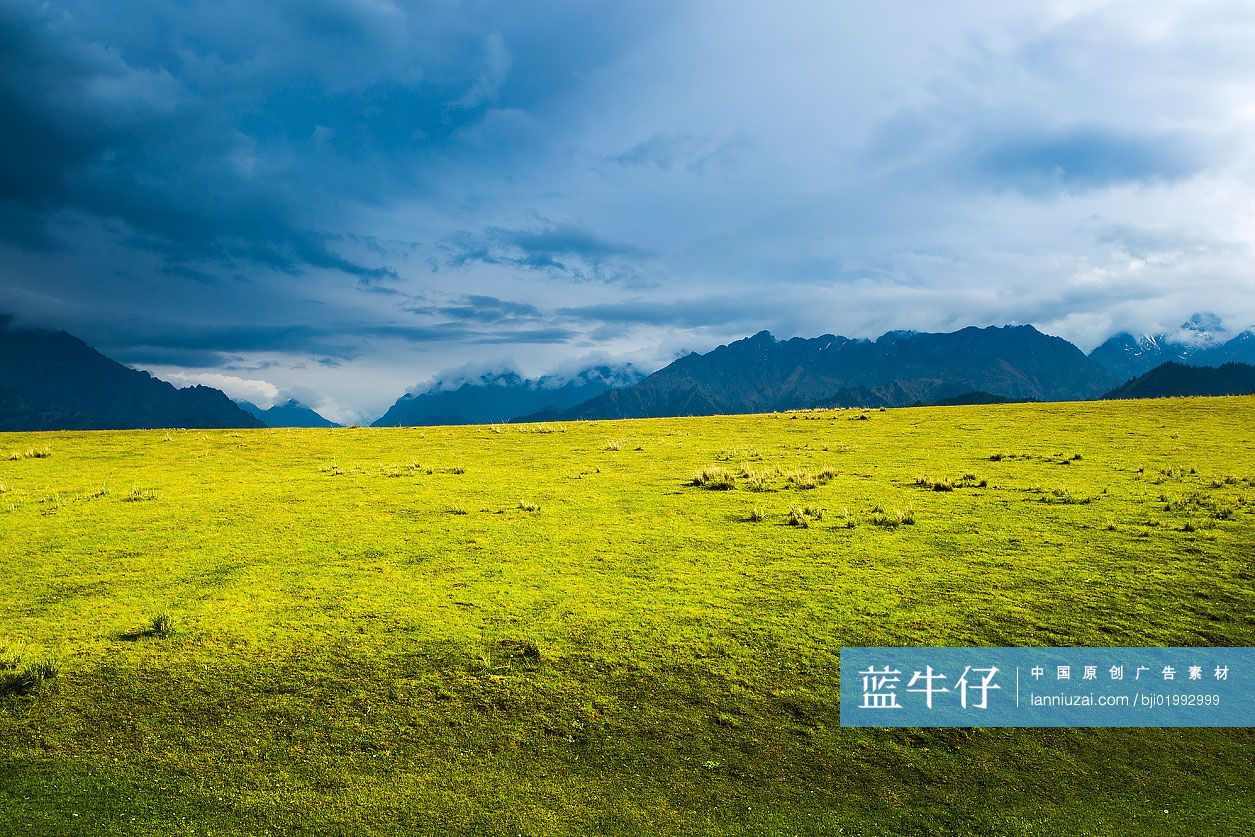 美丽的山景