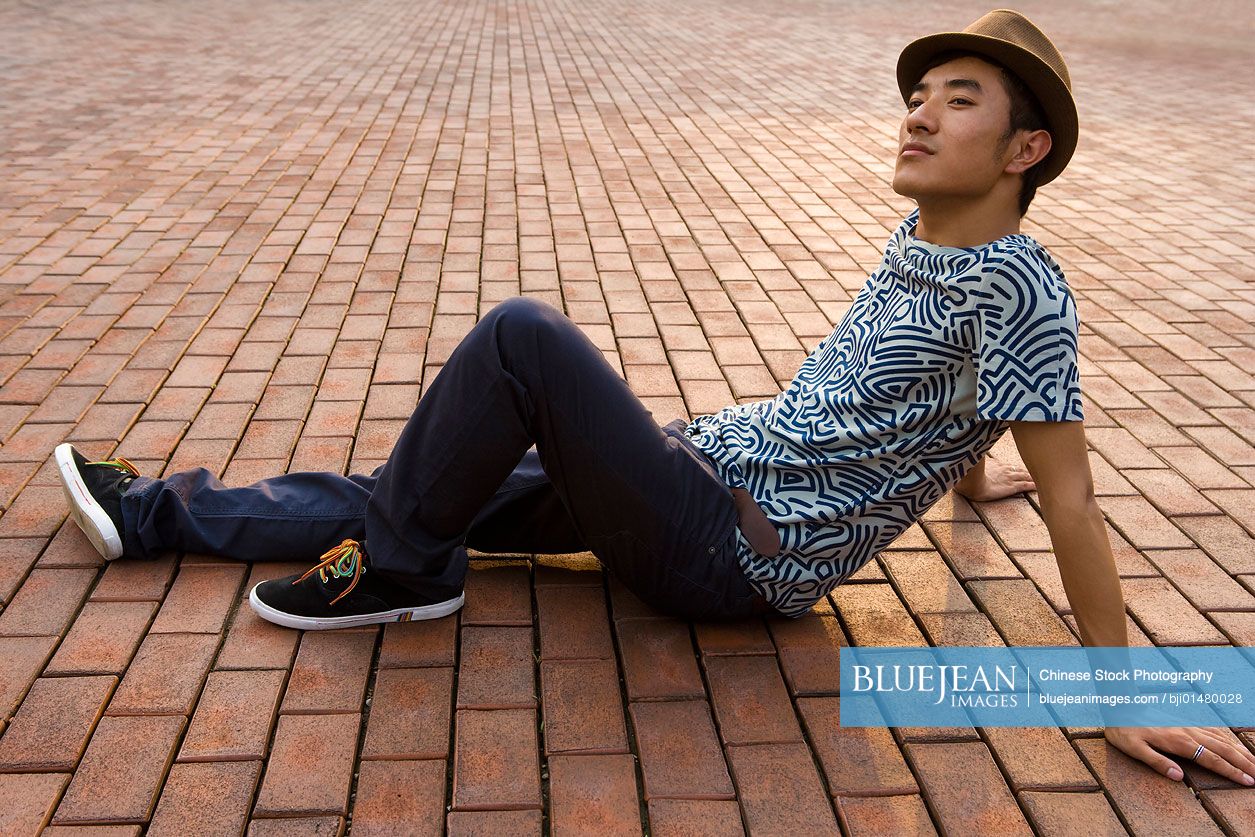 Portrait of a cool young Chinese man
