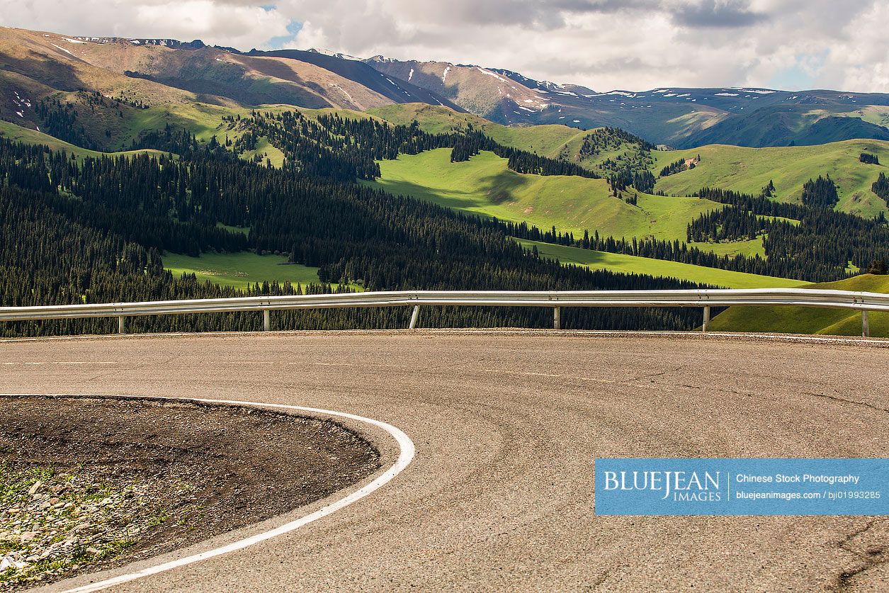 Highway in Xinjiang Province