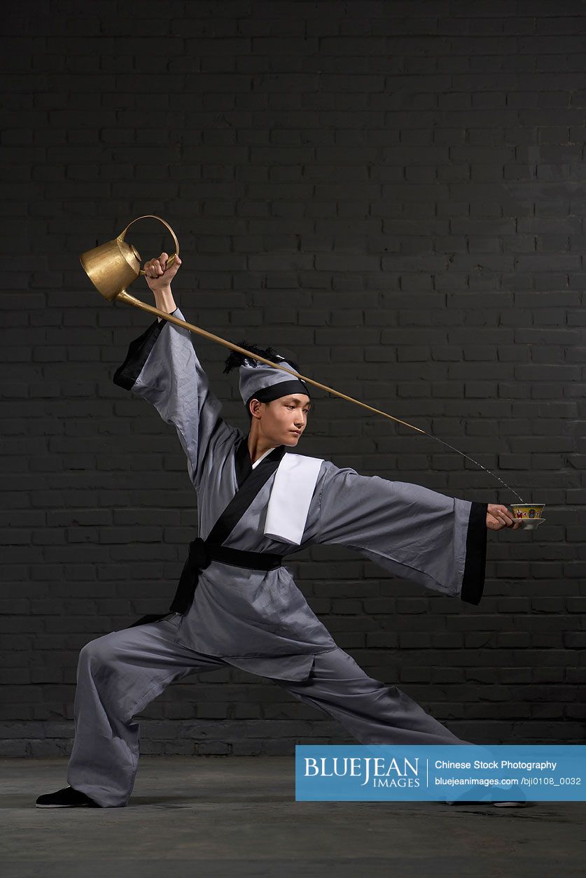 Traditional Chinese waiter