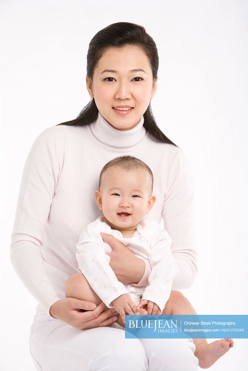 Chinese mother and infant