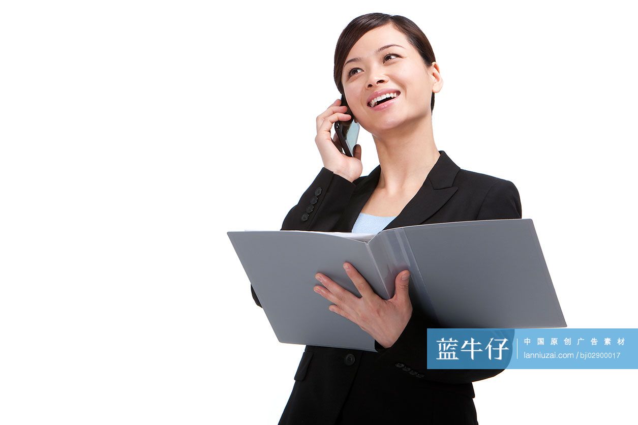 青年商务女士打电话