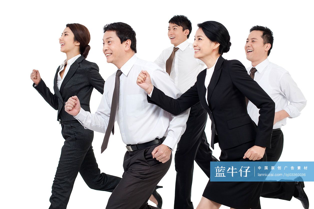 商务人士奔跑