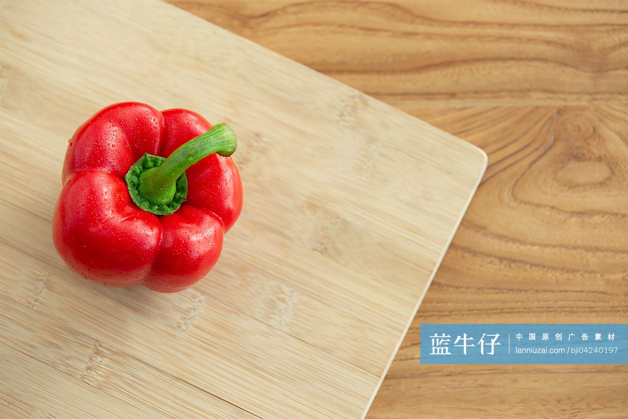 新鲜灯笼椒特写