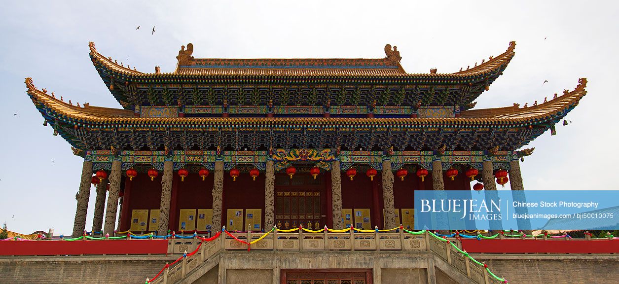 Luoshi Temple in Gansu province, China