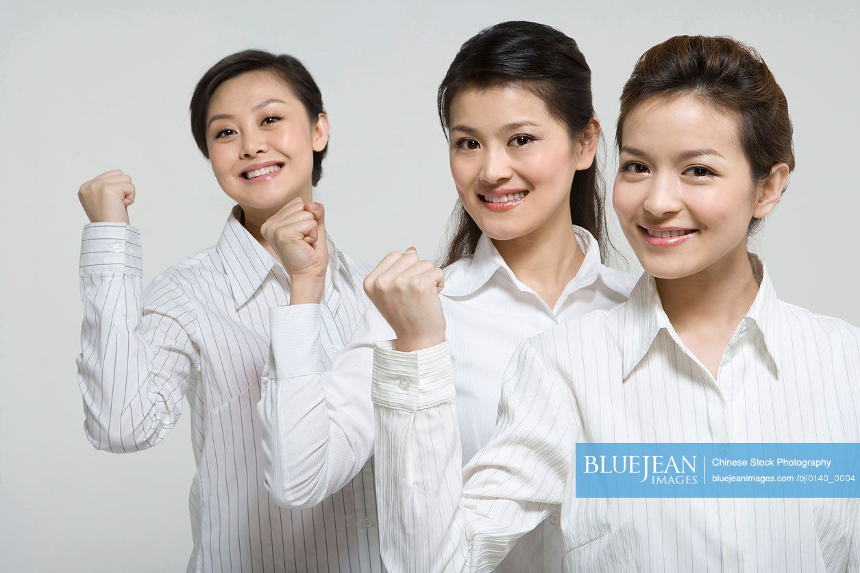 Three professional Chinese women