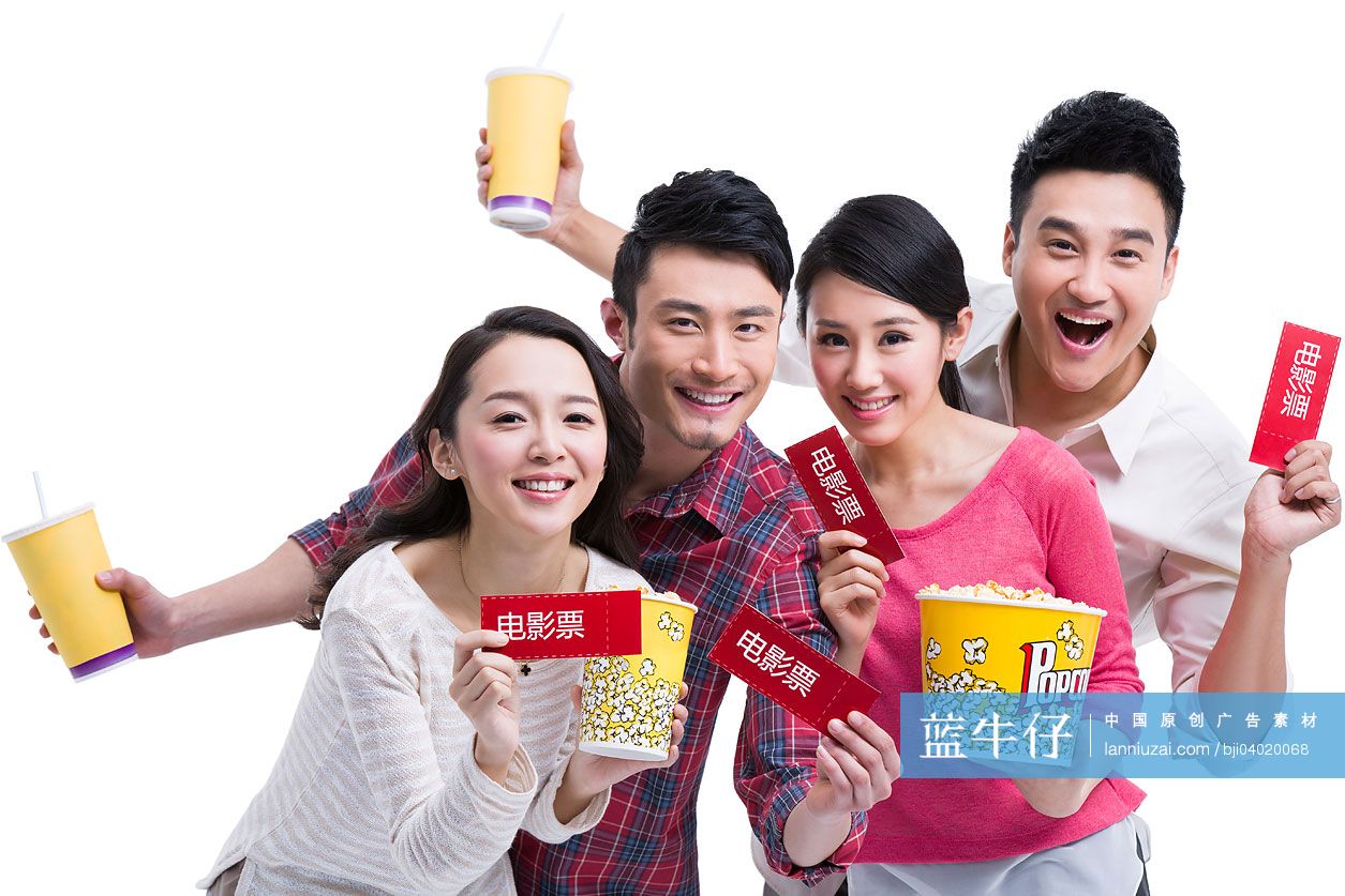 年轻人准备看电影