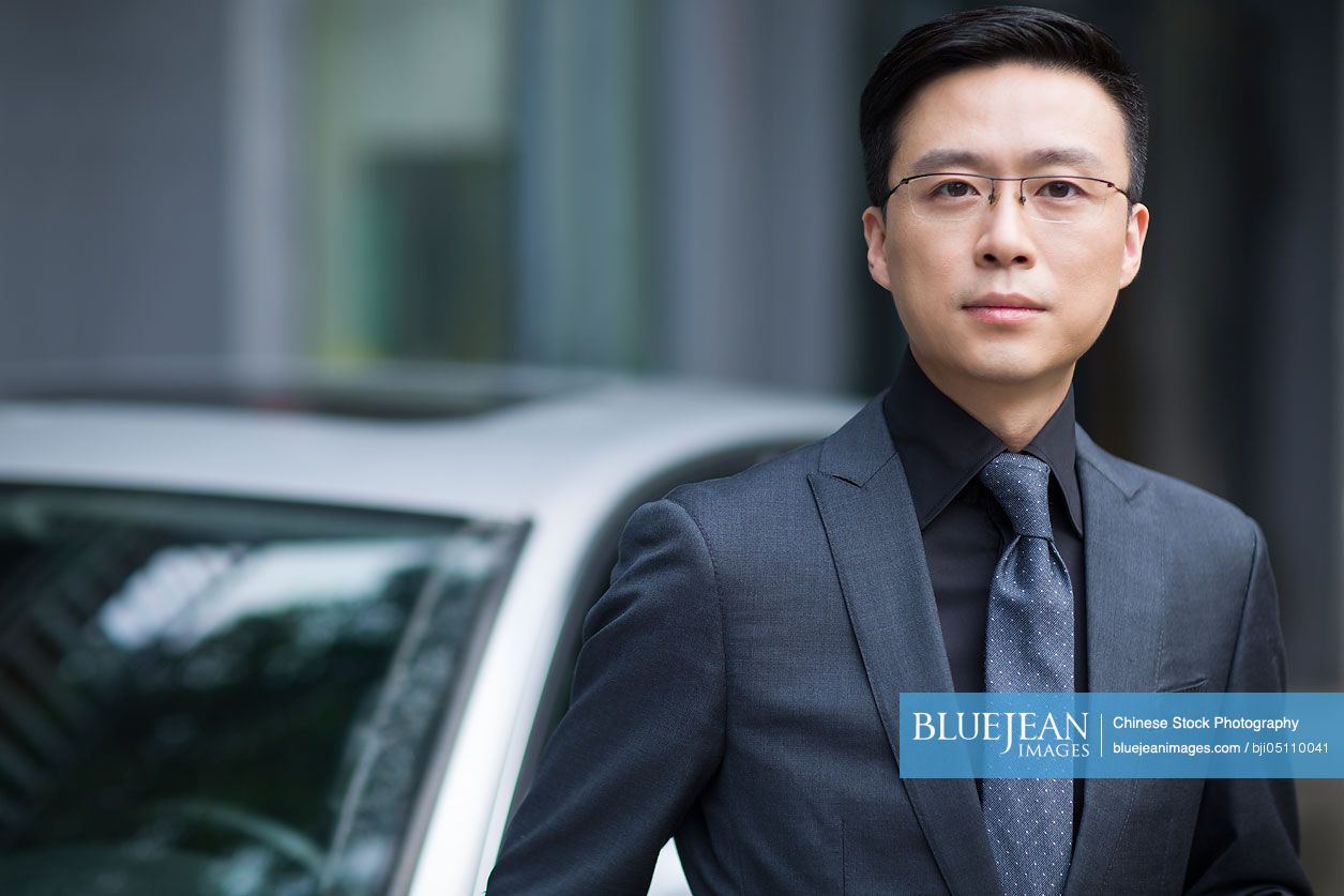 Portrait of mid adult Chinese businessman