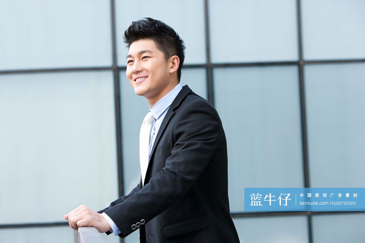 青年商务男士肖像