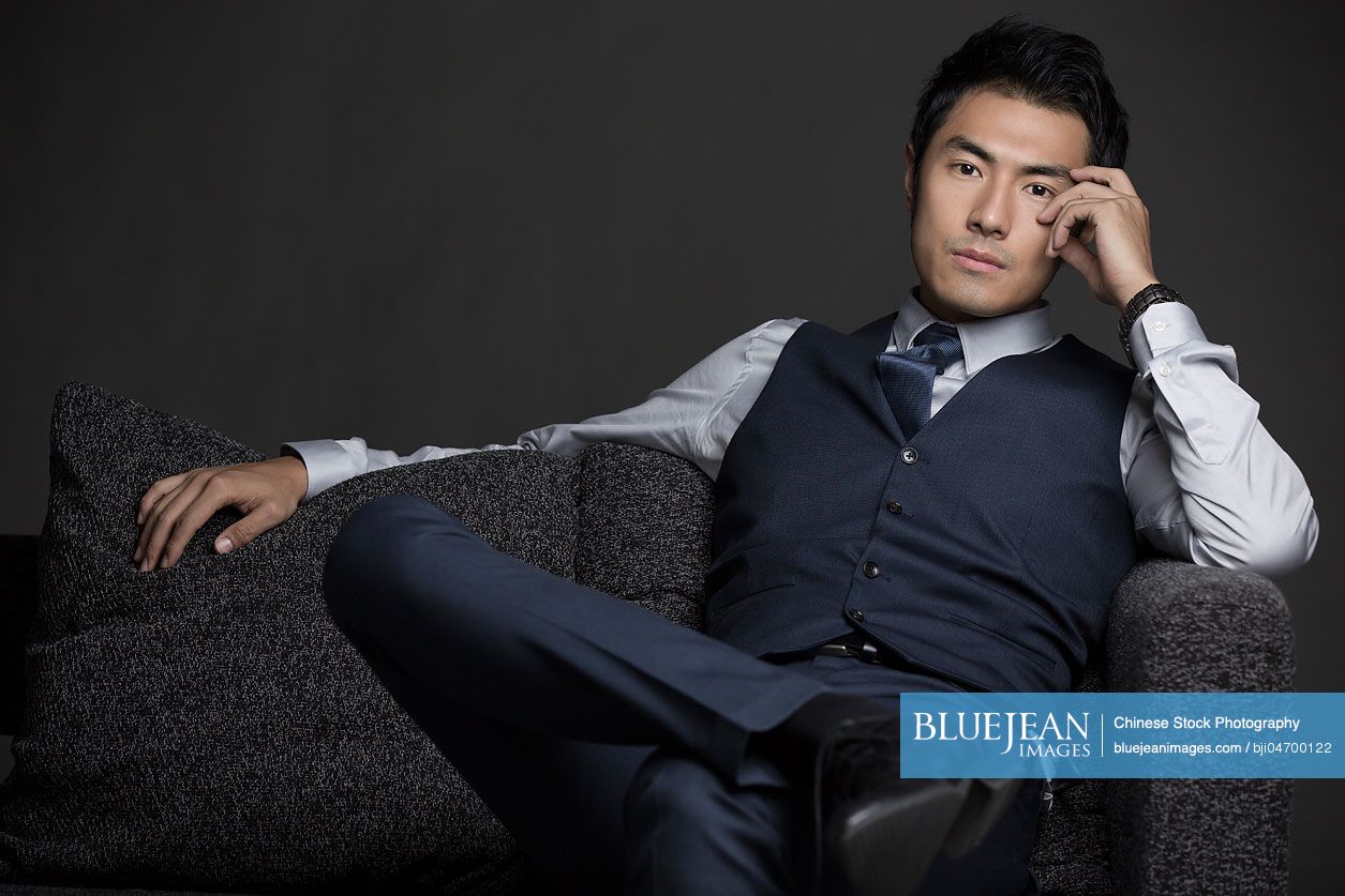 Portrait of confident Chinese businessman