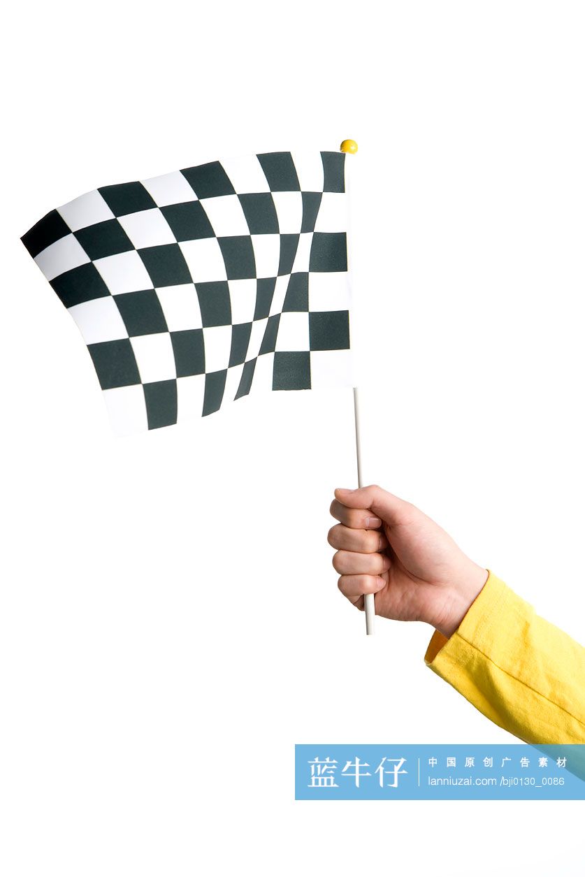 挥赛车旗
