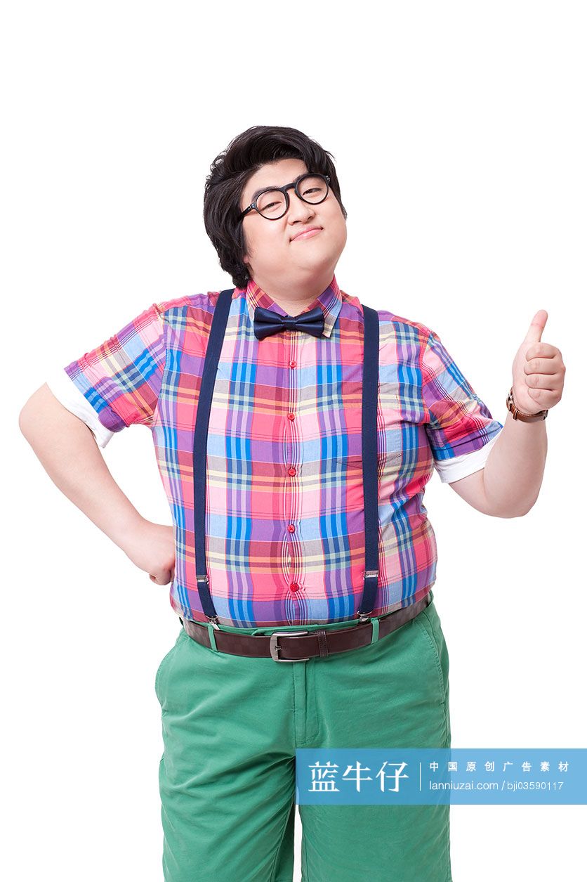 胖子竖起大拇指