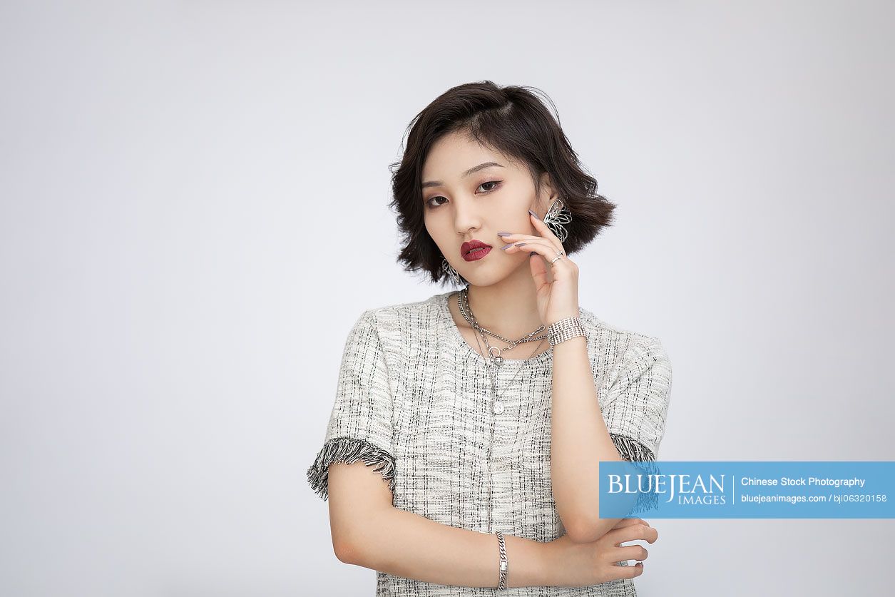 Cool young Chinese woman