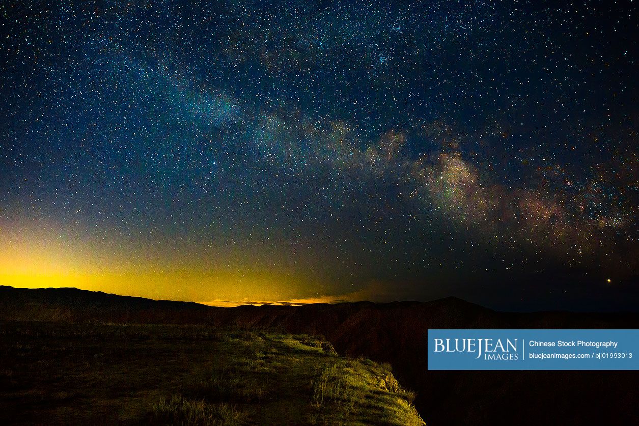 Night sky with stars