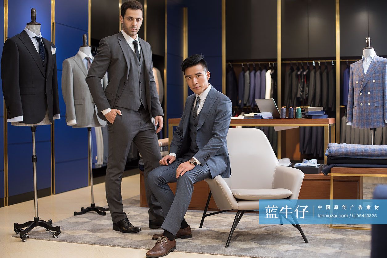 年轻商务男子肖像