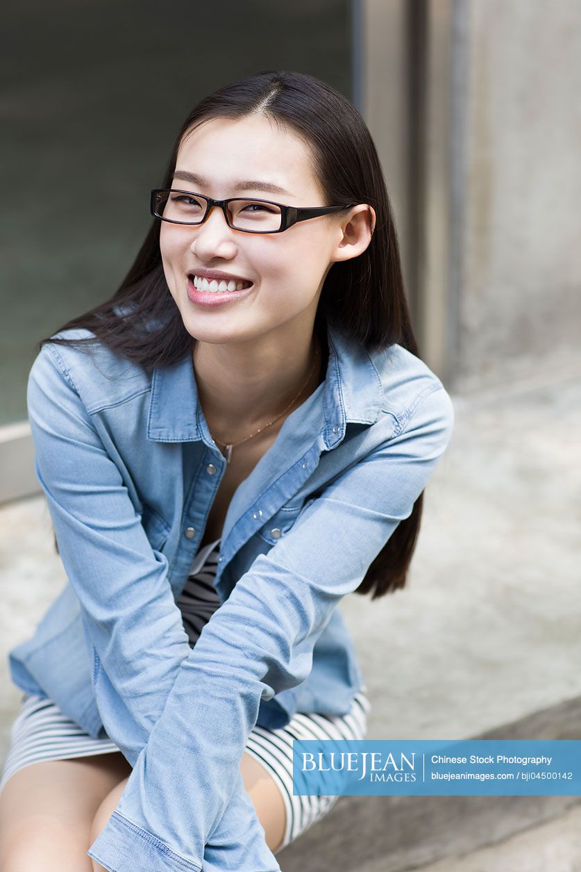 Portrait of young Chinese woman