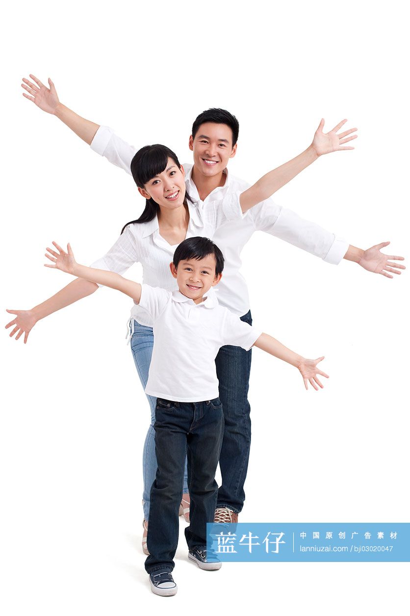 温馨的一家三口