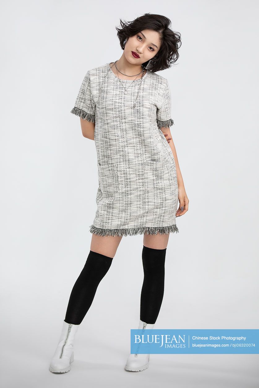 Cool young Chinese woman