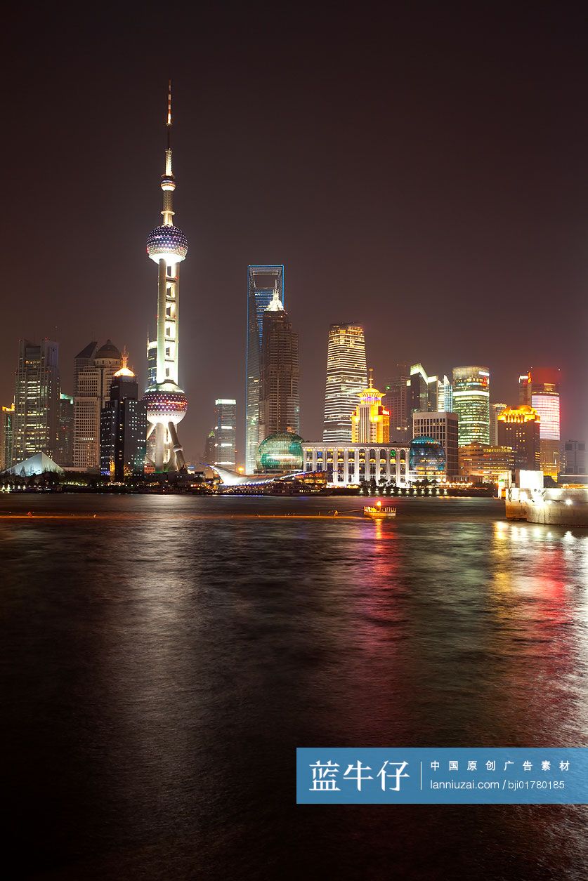 上海黄浦江外滩夜景