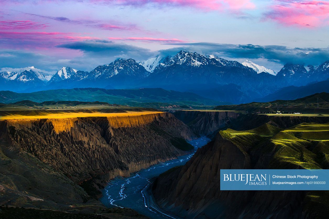 River in valley