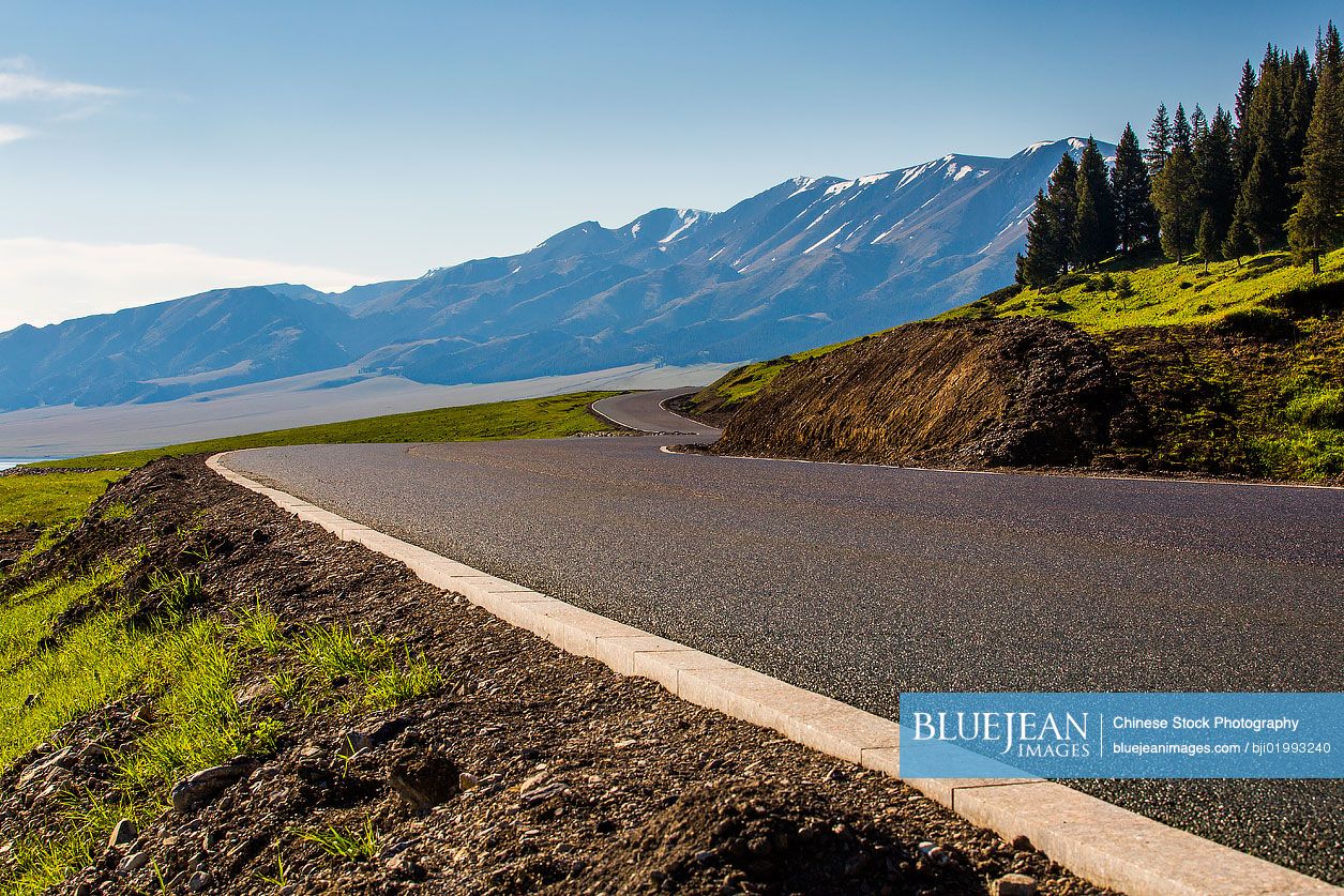 Highway in Xinjiang Province