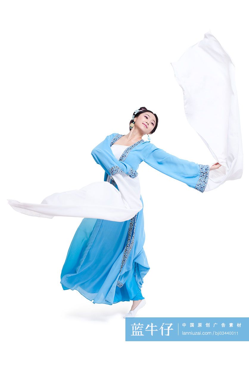 古装女子跳古典舞