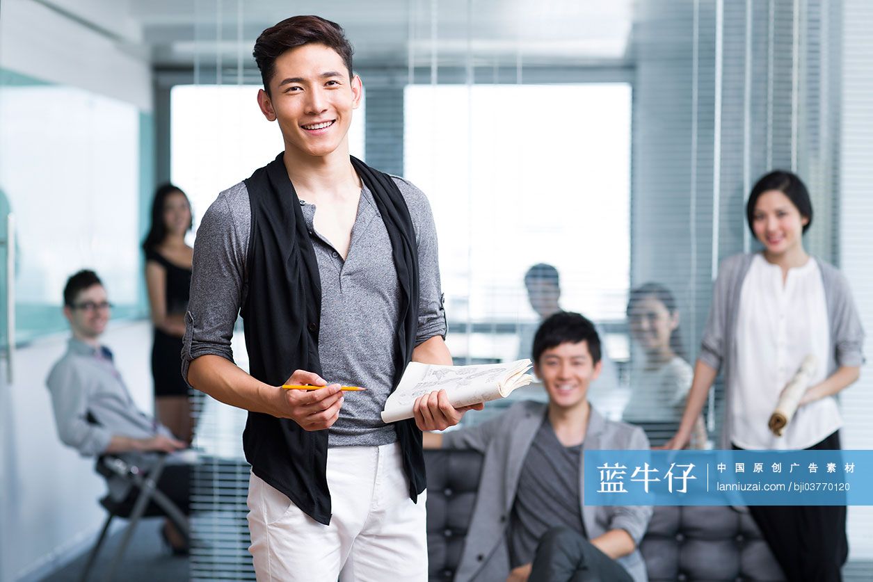 自信的商务人士