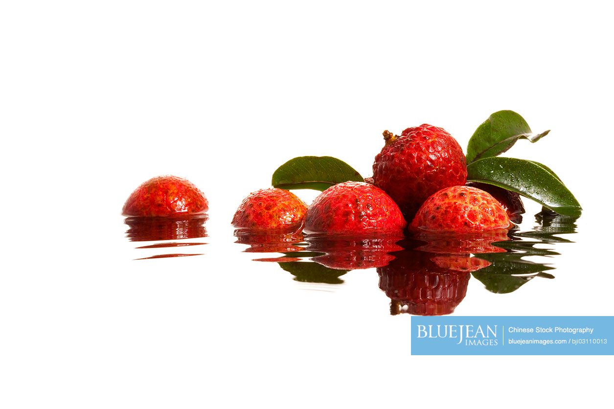 Lychee In Rippling Water High res Stock Photo For Download