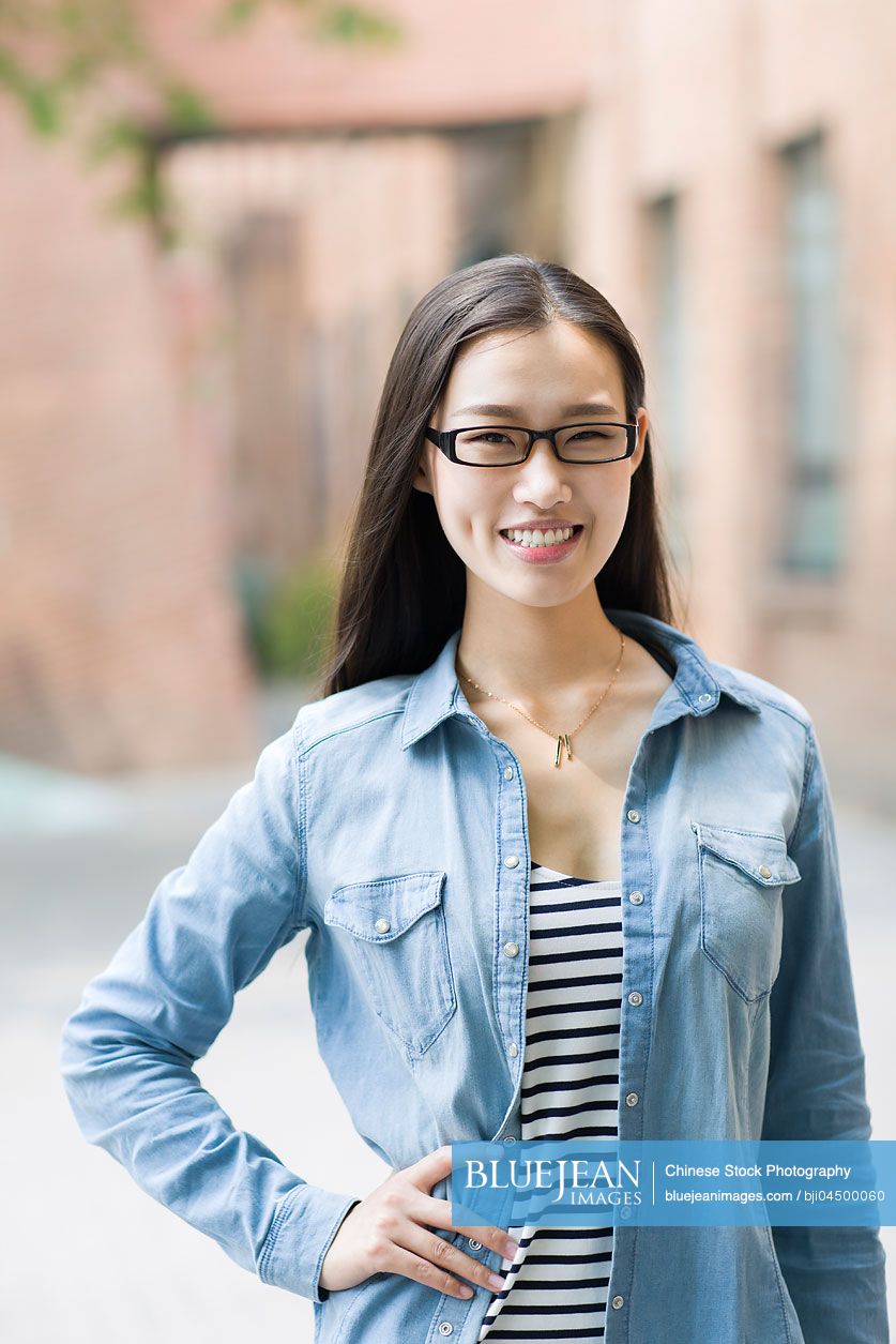 Portrait of young Chinese woman
