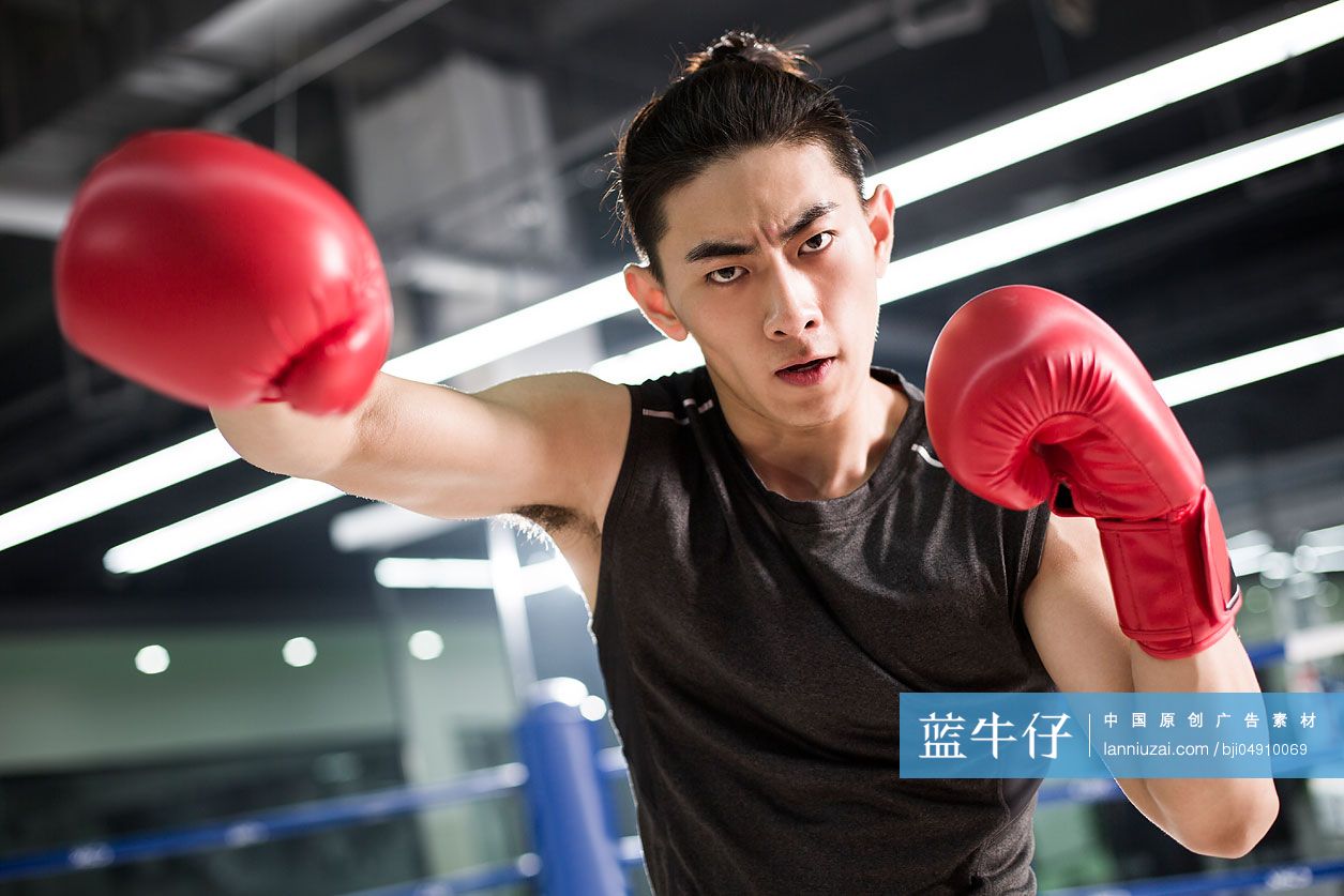 拳击手肖像