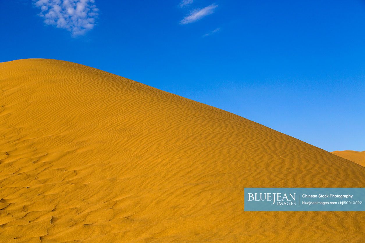 Mingsha mountain in Dunhuang, China