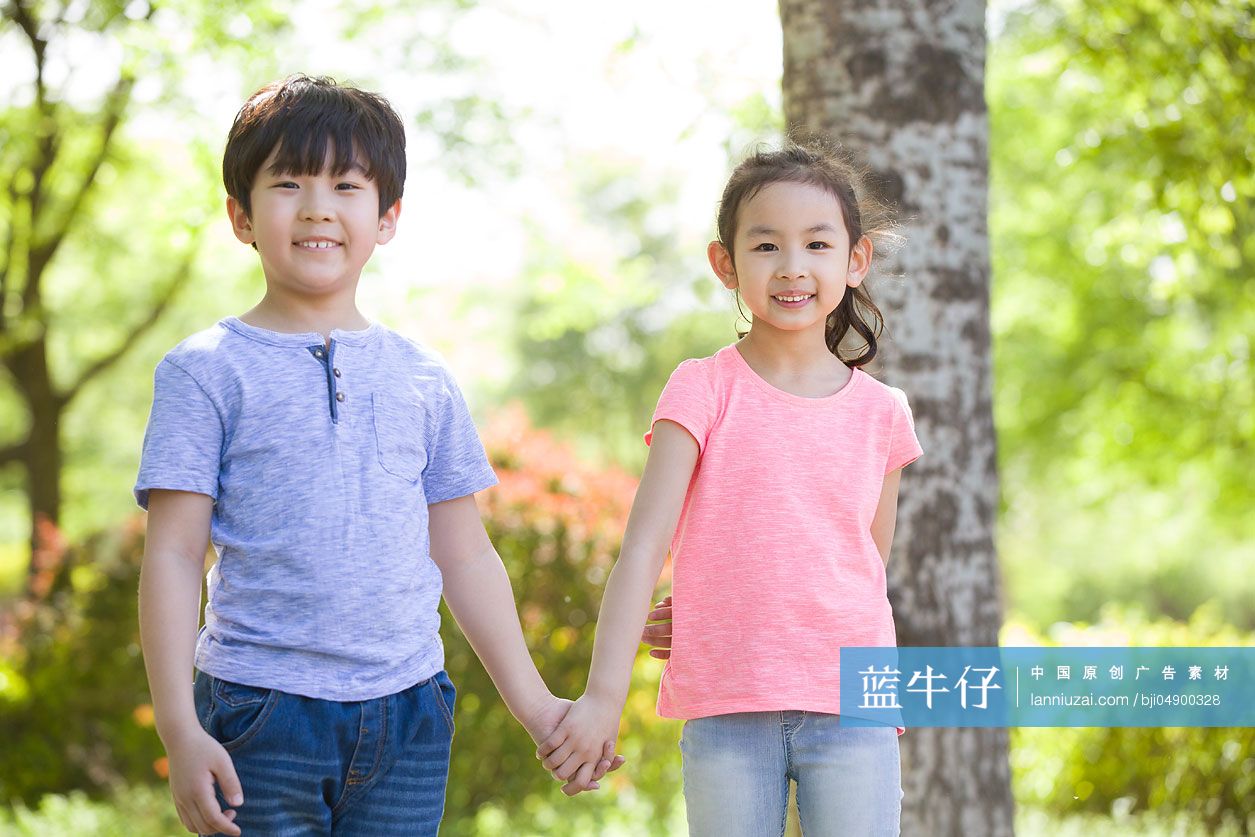 快乐儿童的肖像