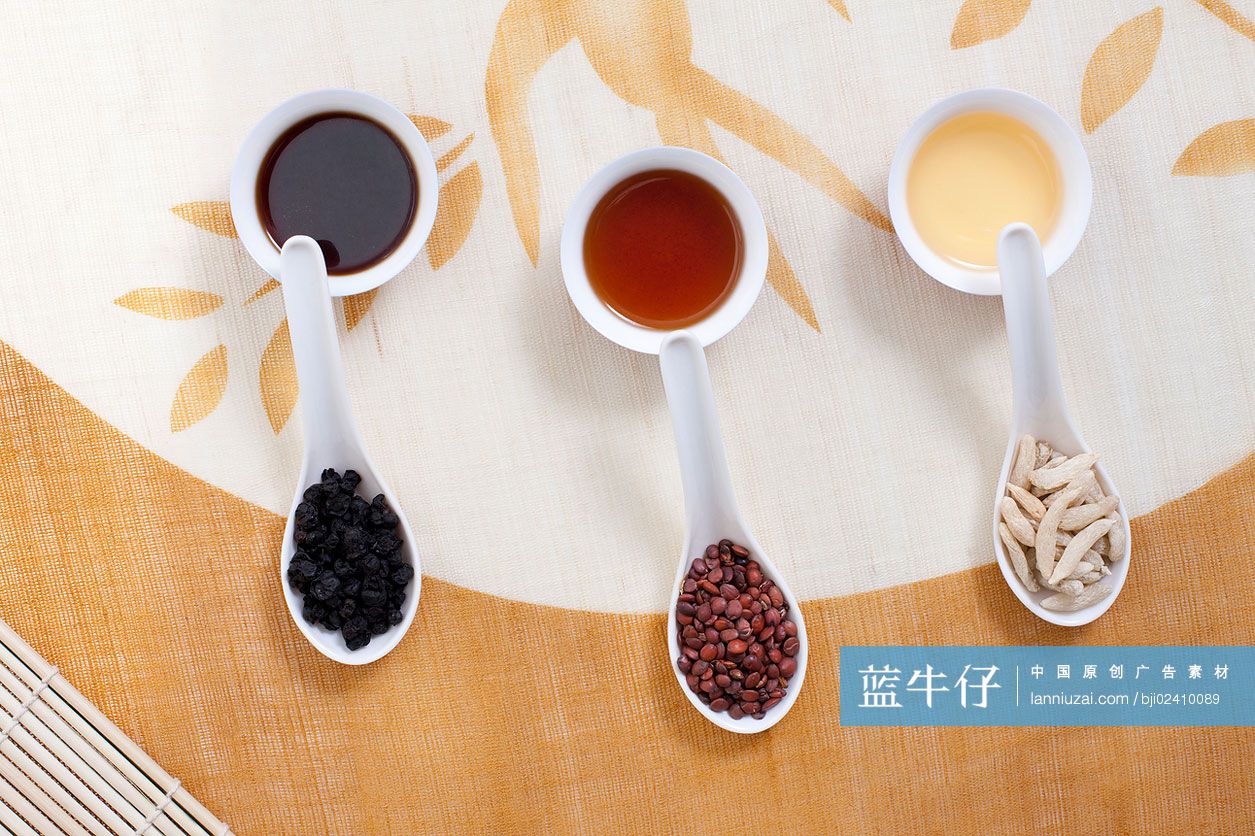 汤药、麦冬、枣核-蓝牛仔影像-中国原创广告影像素材