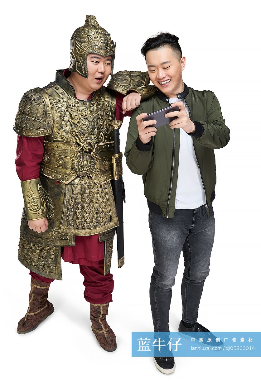 古代将军与现代青年