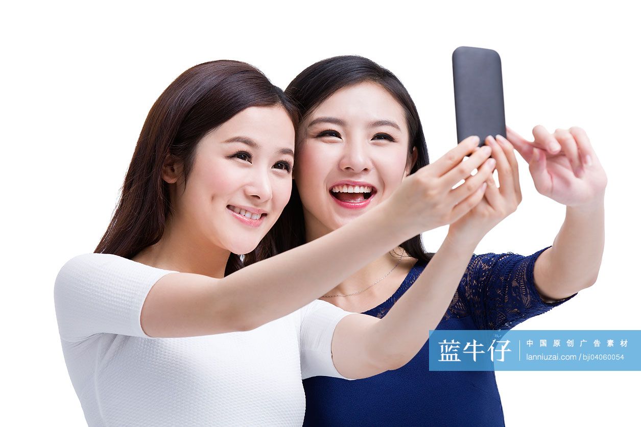 闺蜜用手机自拍