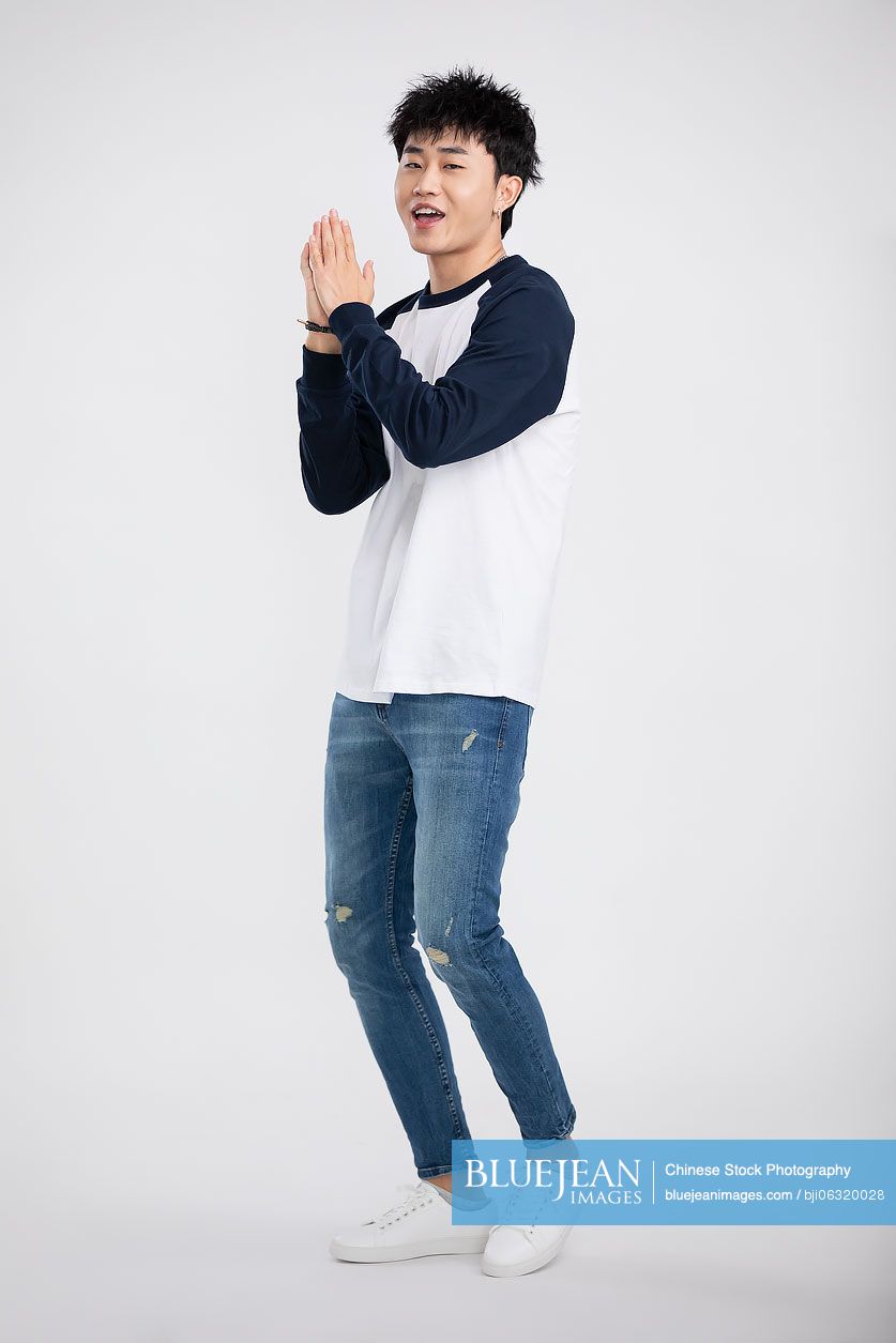 Cool young Chinese man