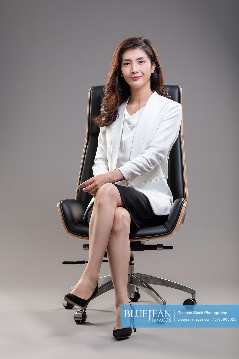 Portrait of middle-aged Chinese businesswoman