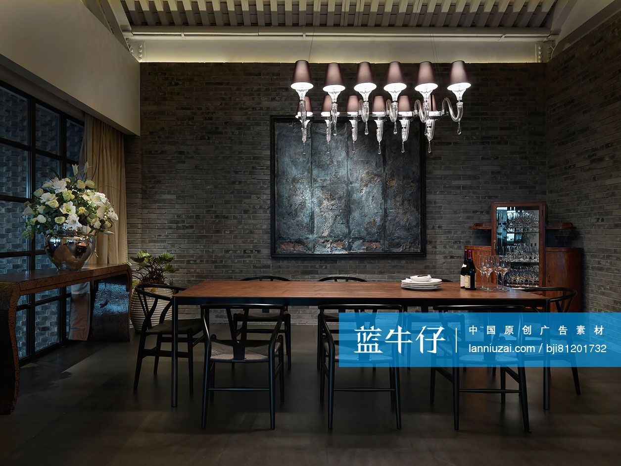 Dining table and chairs in restaurant