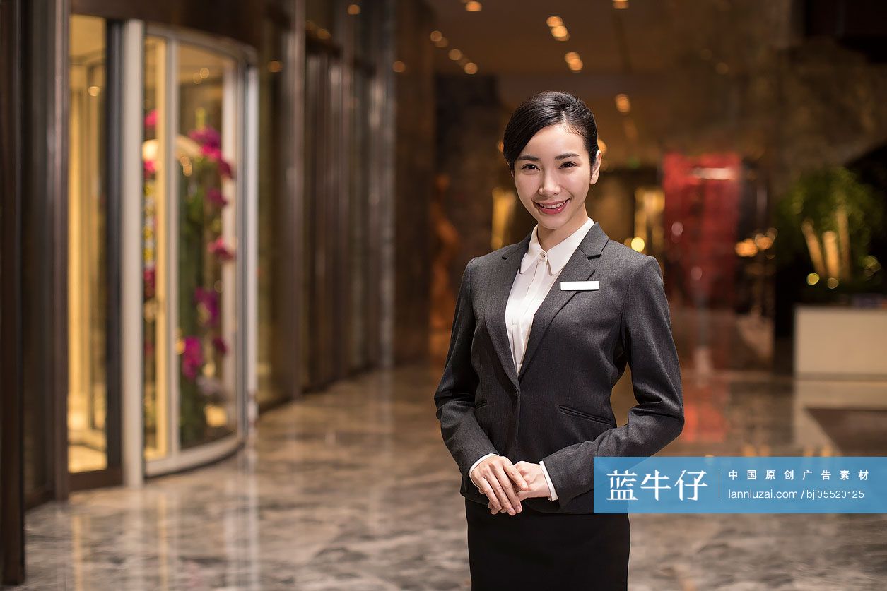酒店服务员肖像
