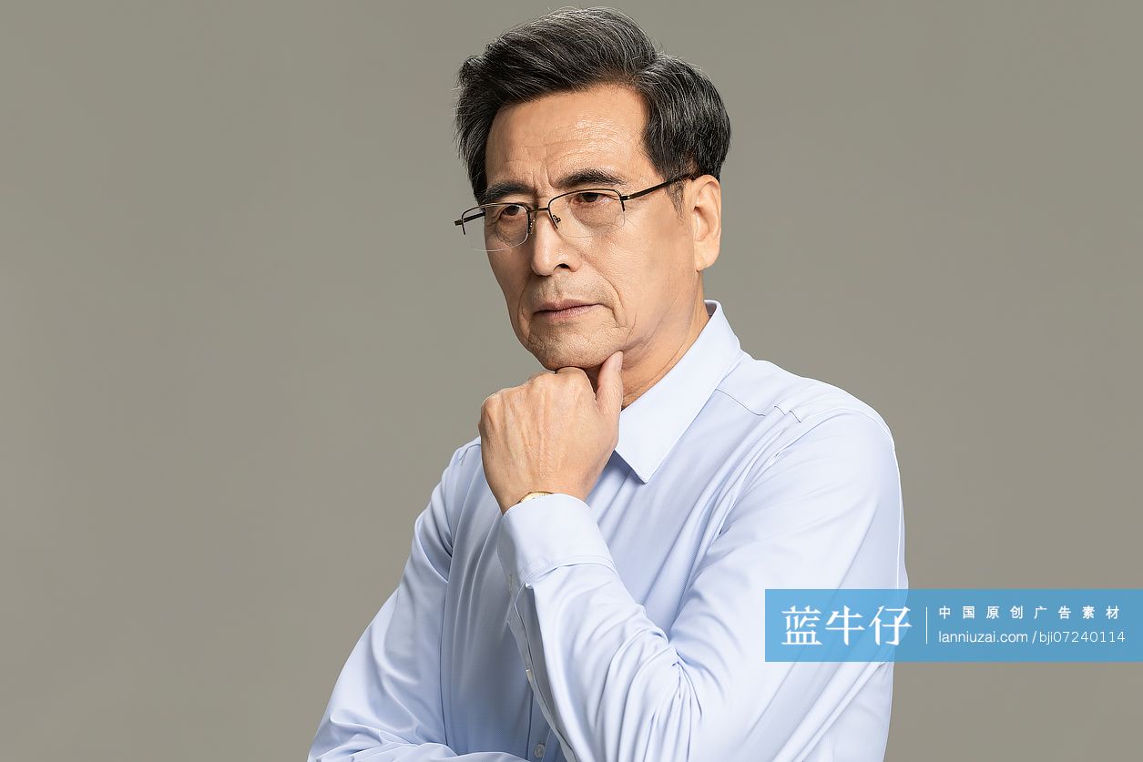 老年企业家肖像