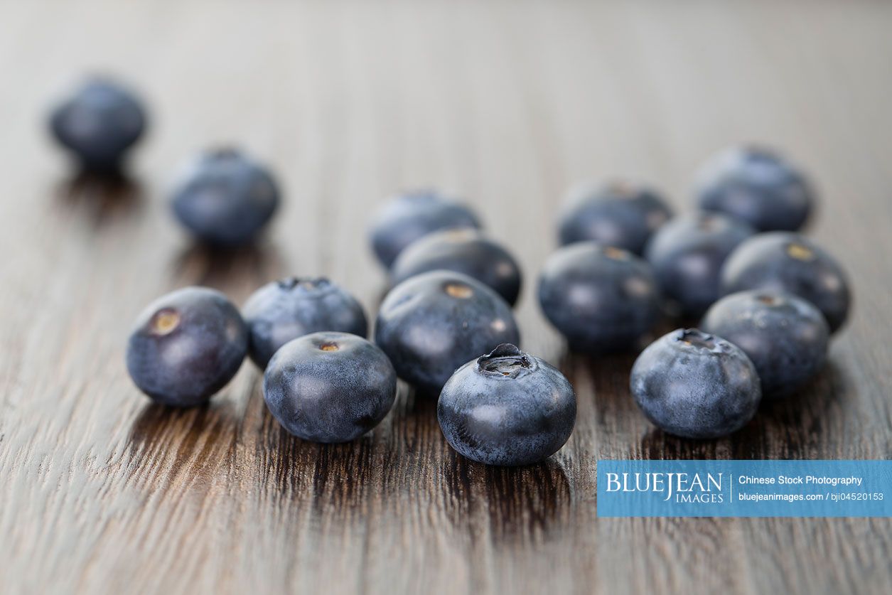 Fresh blueberries