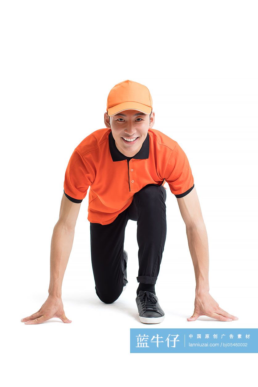 年轻的披萨送餐员