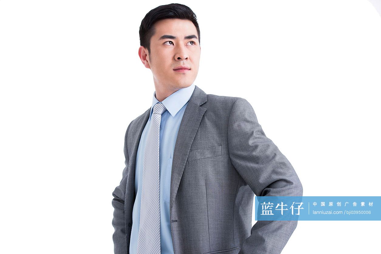 自信的商务男士