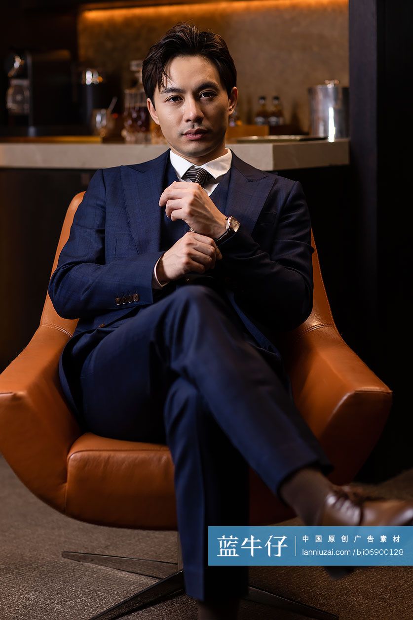 优雅的成功商务男士