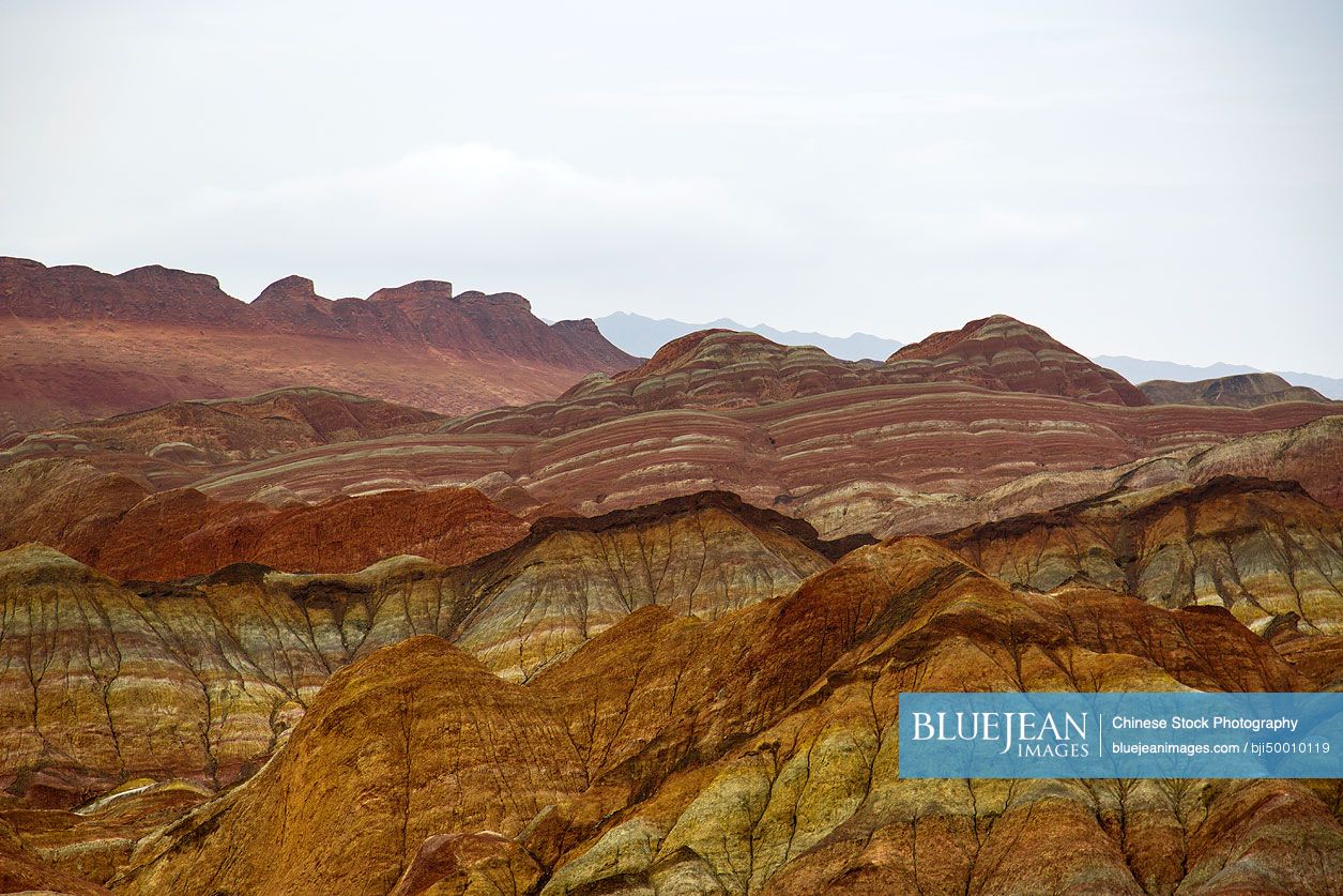 Danxia landform in Zhangye, China