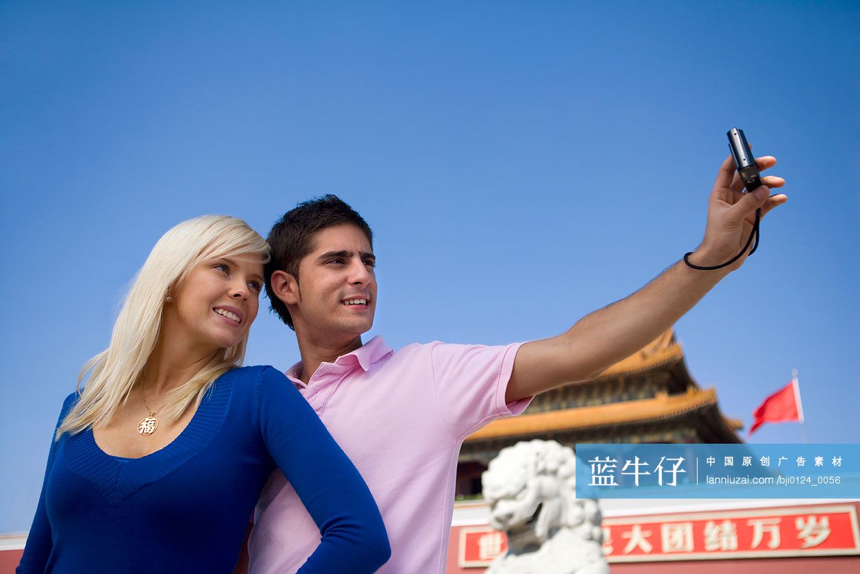 外国人在中国旅游